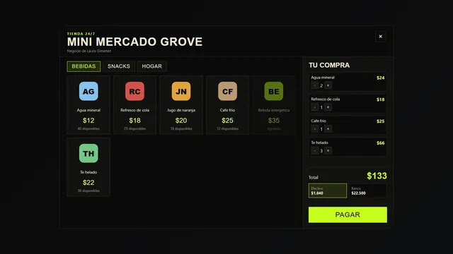 Tiendas y negocios con NPC